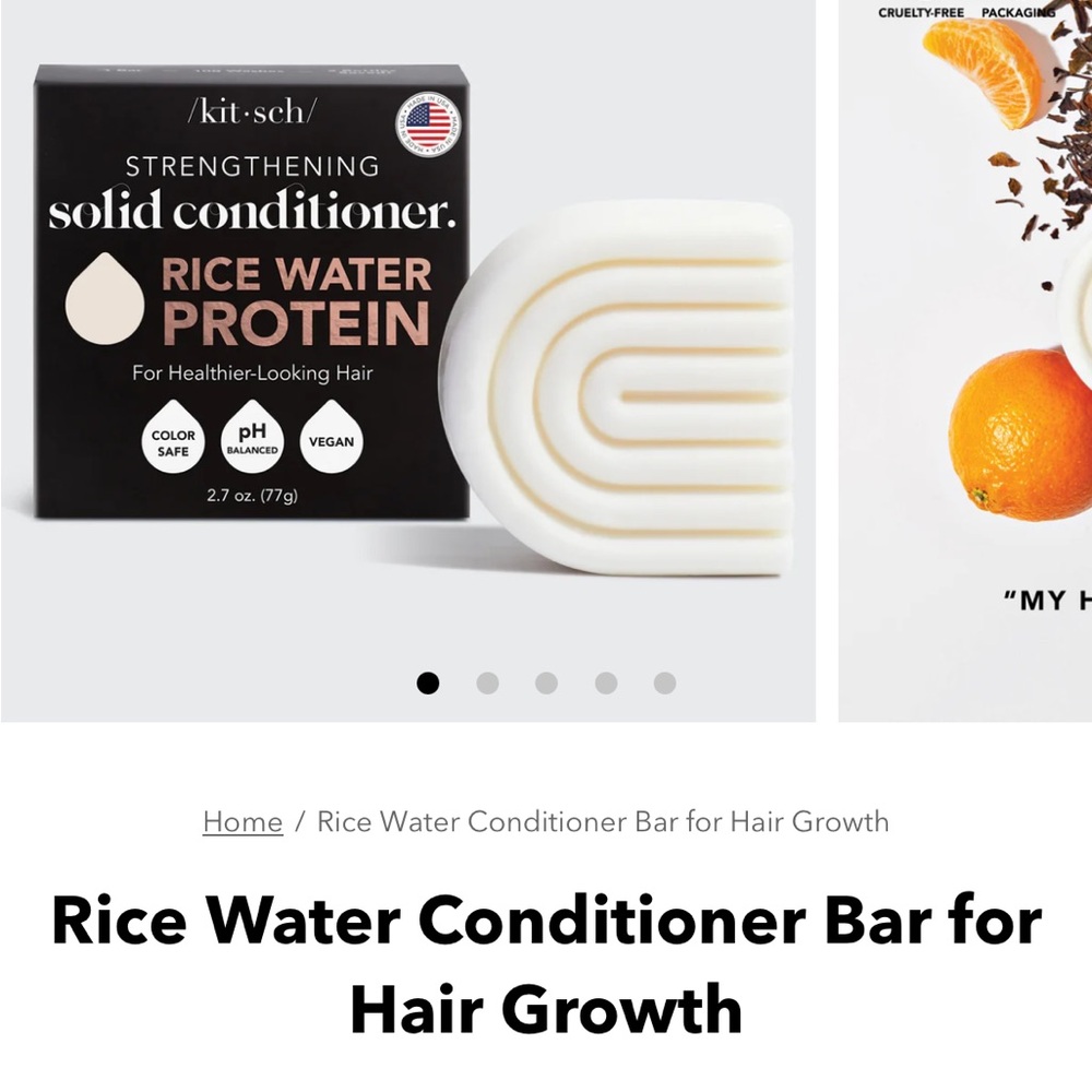 Kitsch Hair Care Set with Rice Water Protein